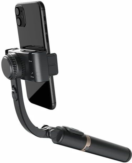 Gentle e kart Q08 Gimbal Stabilizer for Smartphone with Extendable Bluetooth Selfie Stick Single Gimbal for Camera, Mobile-image-16