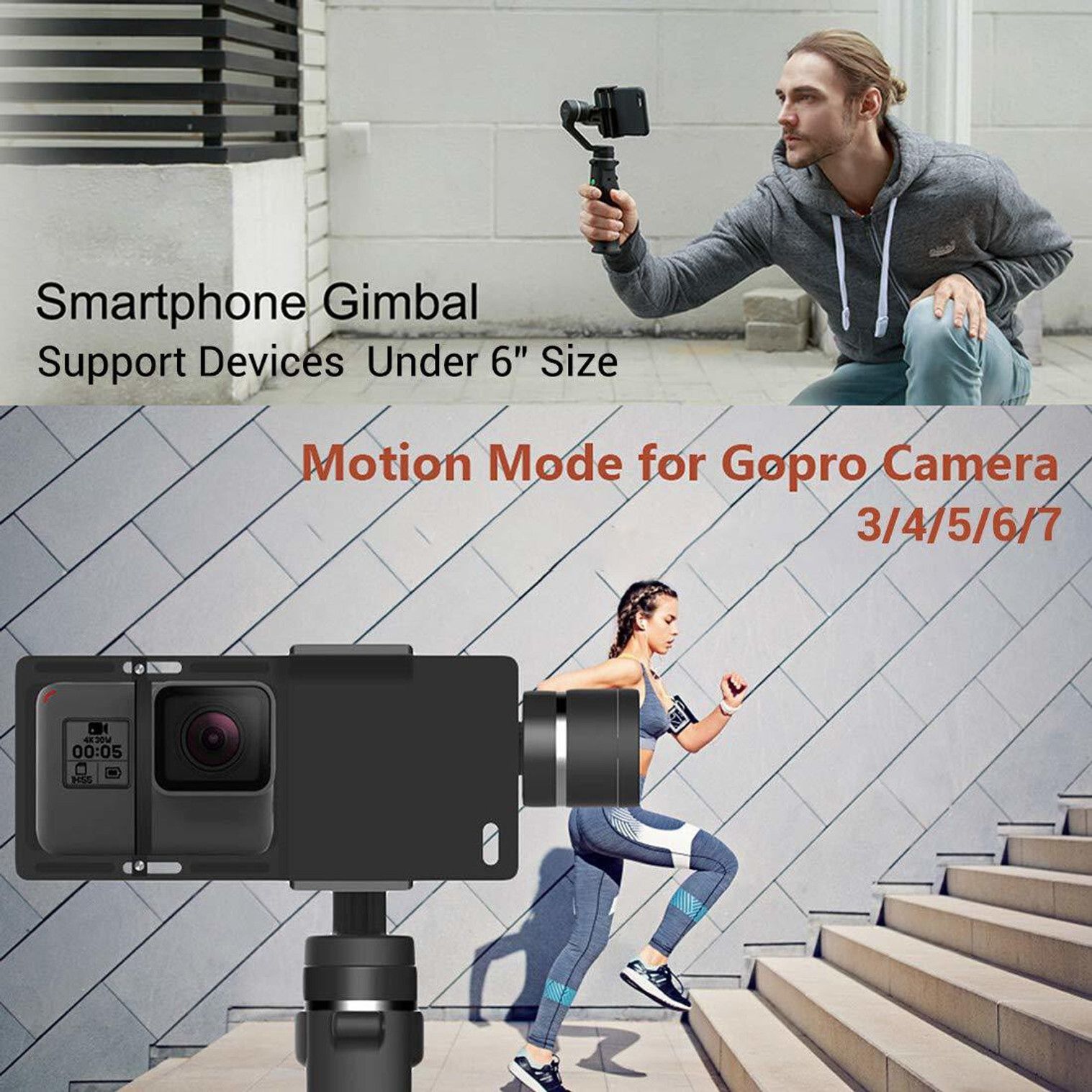 IMMUTABLE 3-Axis Smartphone Gimbal Stabilizer with AI Face Tracking GV27 3 Axis Gimbal for Mobile-image-31