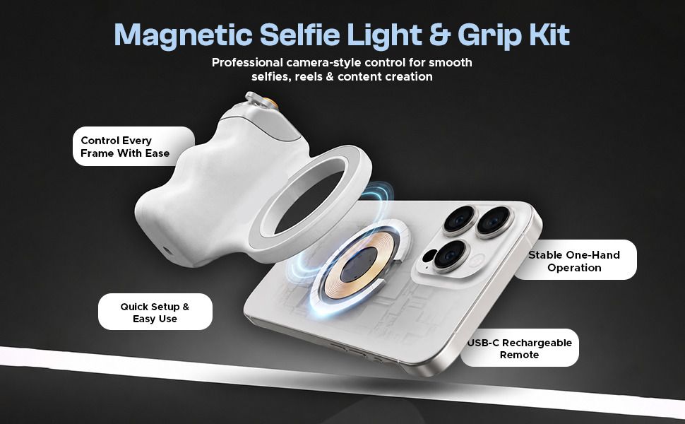 ASTOUND Bluetooth Remote Control Zoom Vlog Universal Mobile Phone E-Commerce 2 Axis Gimbal for Mobile-image-3