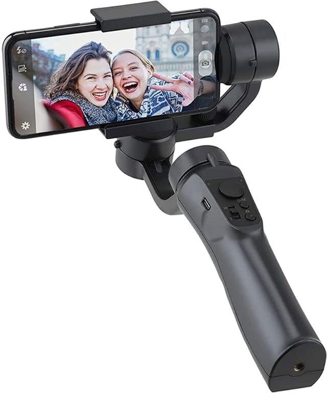 IMMUTABLE 3-Axis Smartphone Gimbal Stabilizer with AI Face Tracking GV10 3 Axis Gimbal for Mobile-image-41