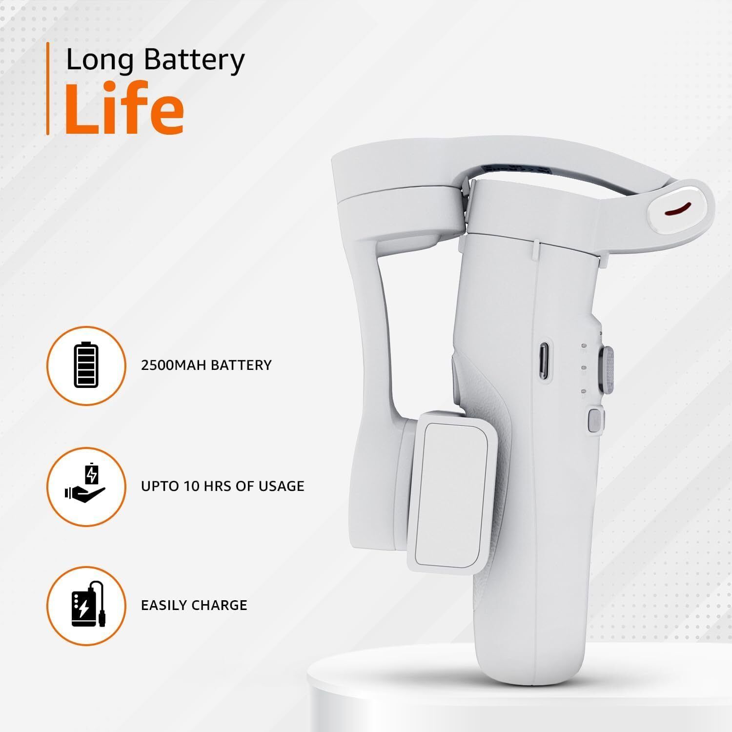 A CONNECT Z Stable Video Gimbal for Phone 3 Axis Gimbal for Mobile-image-6