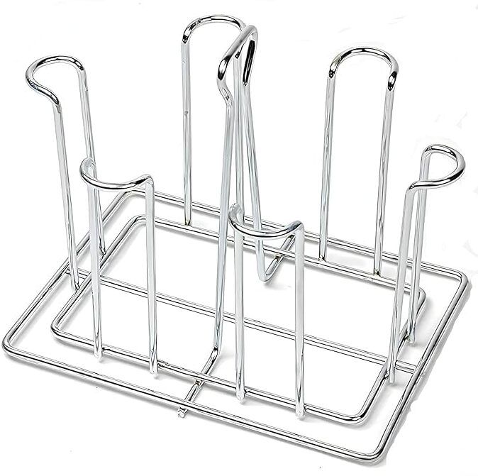 auram Square Glass Holder Wall Mount Tumbler Stand Rustproof Stainless Steel Glass Holder-picture-30