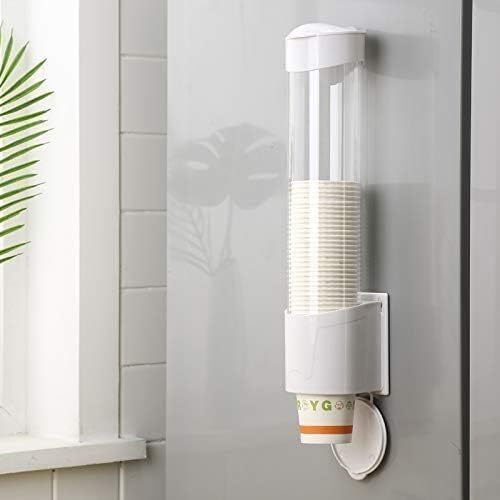 jiyancreation Paper Cup Dispenser Holder Wall Mounted Plastic Glass Holder-picture-33