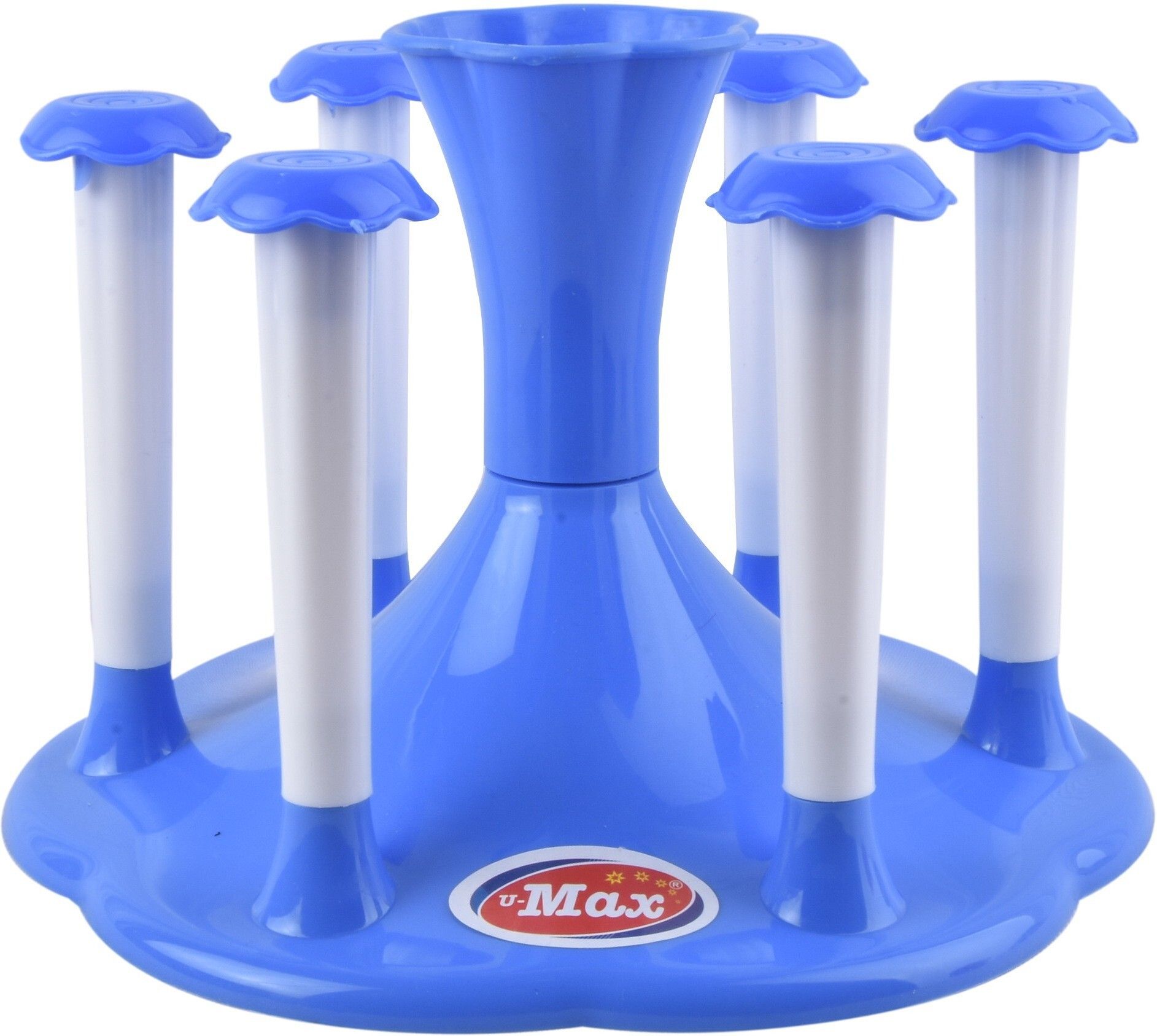Glass Stand Super Blue Plastic Glass Holder-image-46