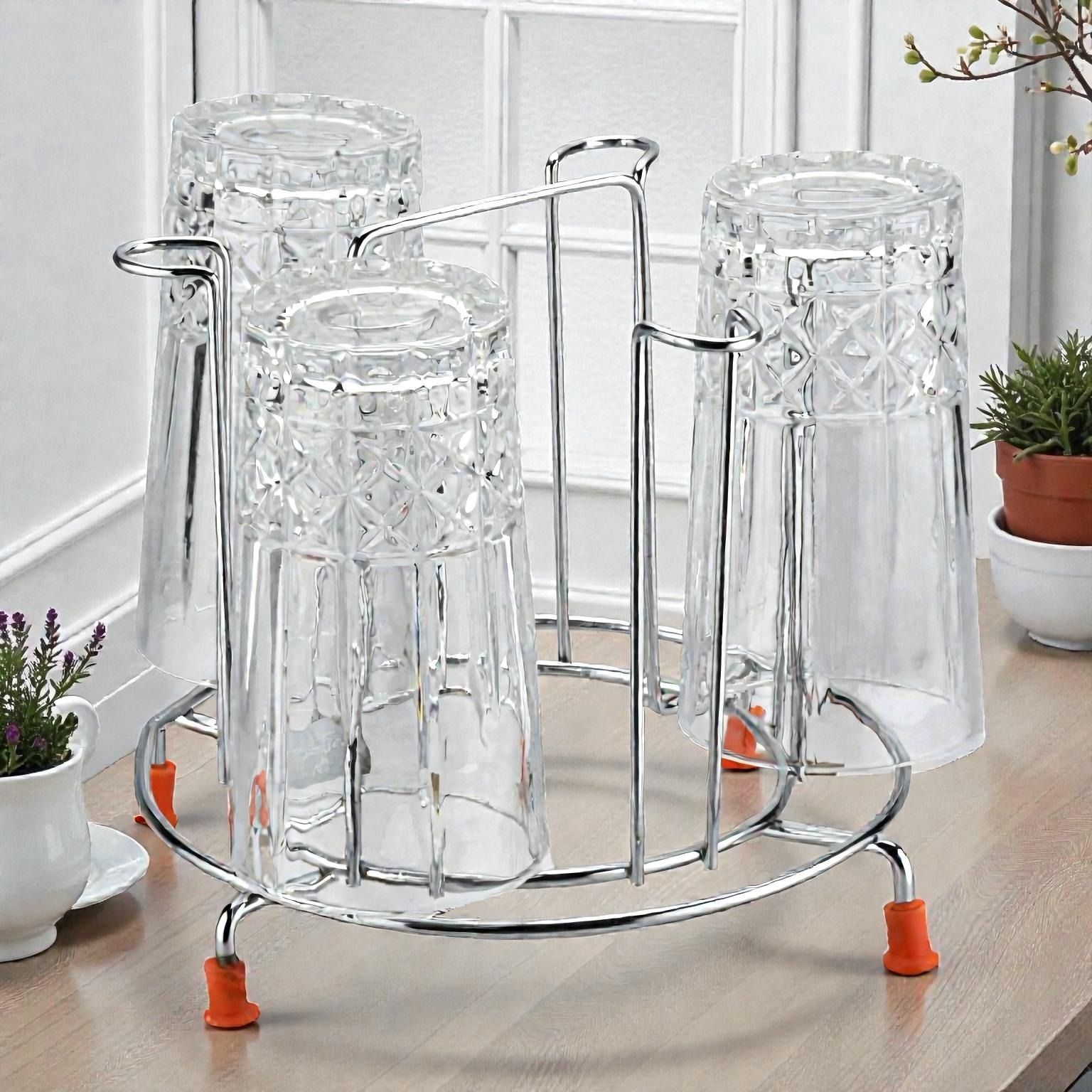 Stdfy Glass Stand_V Stainless Steel Glass Holder-image-29