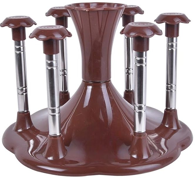 Stylish Glass and Spoon Organiser for Glasses and Cutlery Glass Stand. Plastic Glass Holder-image-4