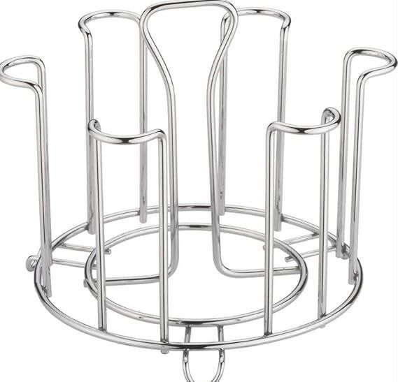 Stainless Steel Glass Holder Stand Glass Drying Rack Stand Stainless Steel Glass Holder