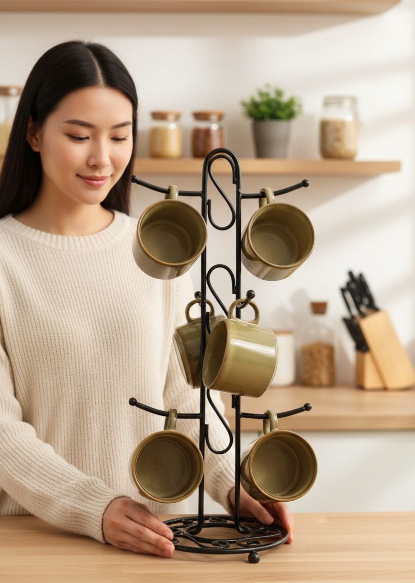 the urban home HM-MOD-011 Cast Iron Glass Holder-picture-46
