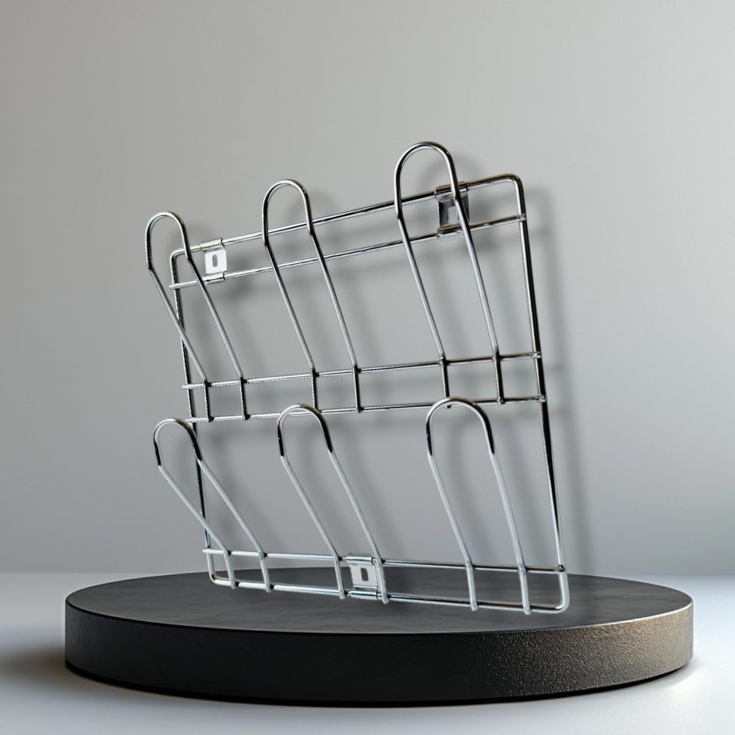 Wall Mounted Glas Holder for Kitchen, 6 Glass Stand Rack Hanging Glass Organizer Stainless Steel Glass Holder-image-13