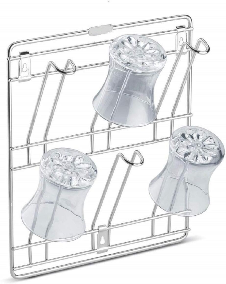 Stainless Steel Wall Mounting Glass Stand/Water Glass Holder for Kitchen Stainless Steel Glass Holder