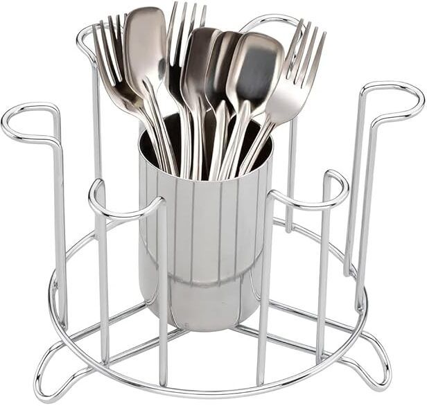 jukol Glass Stand Pack Of 1 Stainless Steel Glass Holder-picture-6