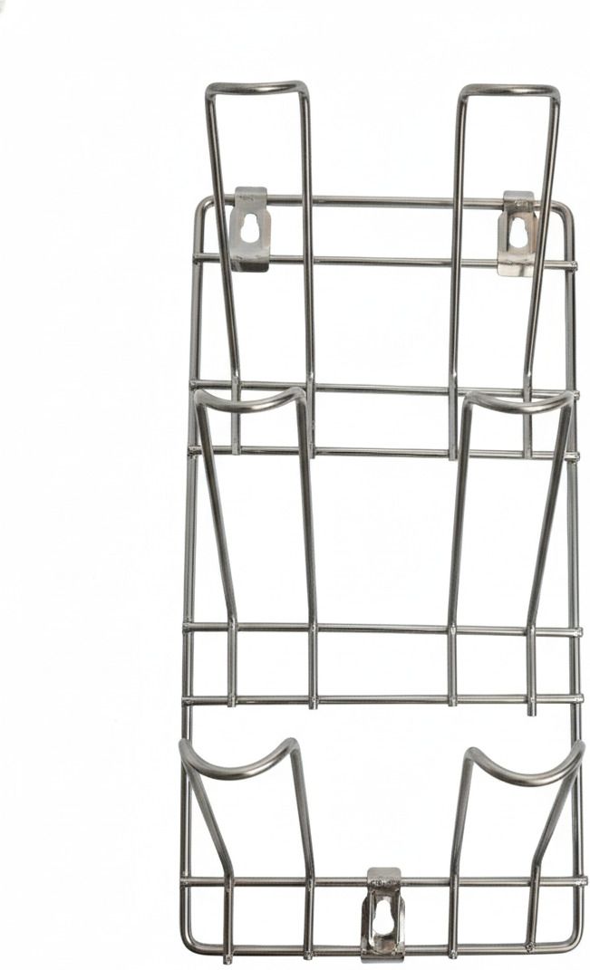 Stainless Steel Wall Mounted Kitchen Glass Stand / Cup Organizer Rack Stainless Steel Glass Holder, Spice Racks, Wine Rack-image-26