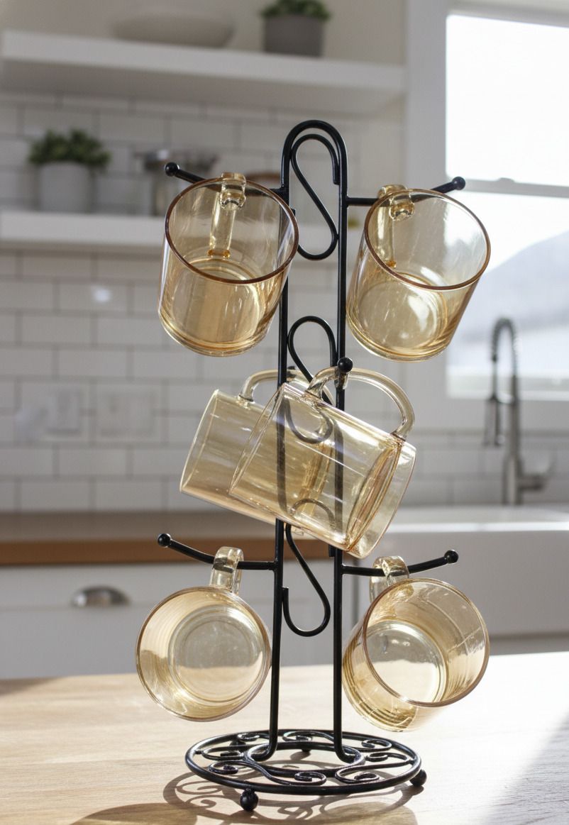 the urban home HM-MOD-003 Cast Iron Glass Holder-picture-43