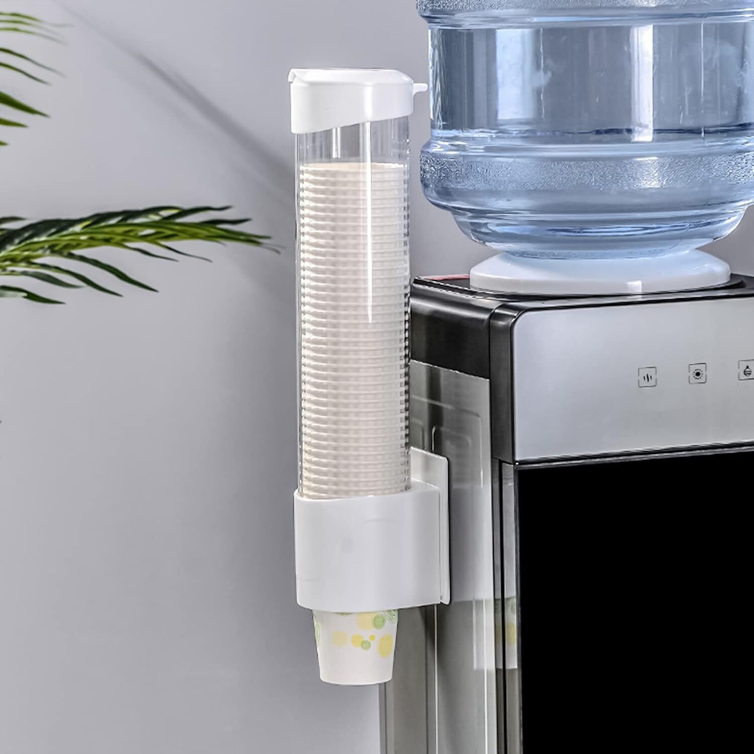 Self Adhesive Paper Cup Glass Dispenser Holder Plastic Glass Holder-image-28