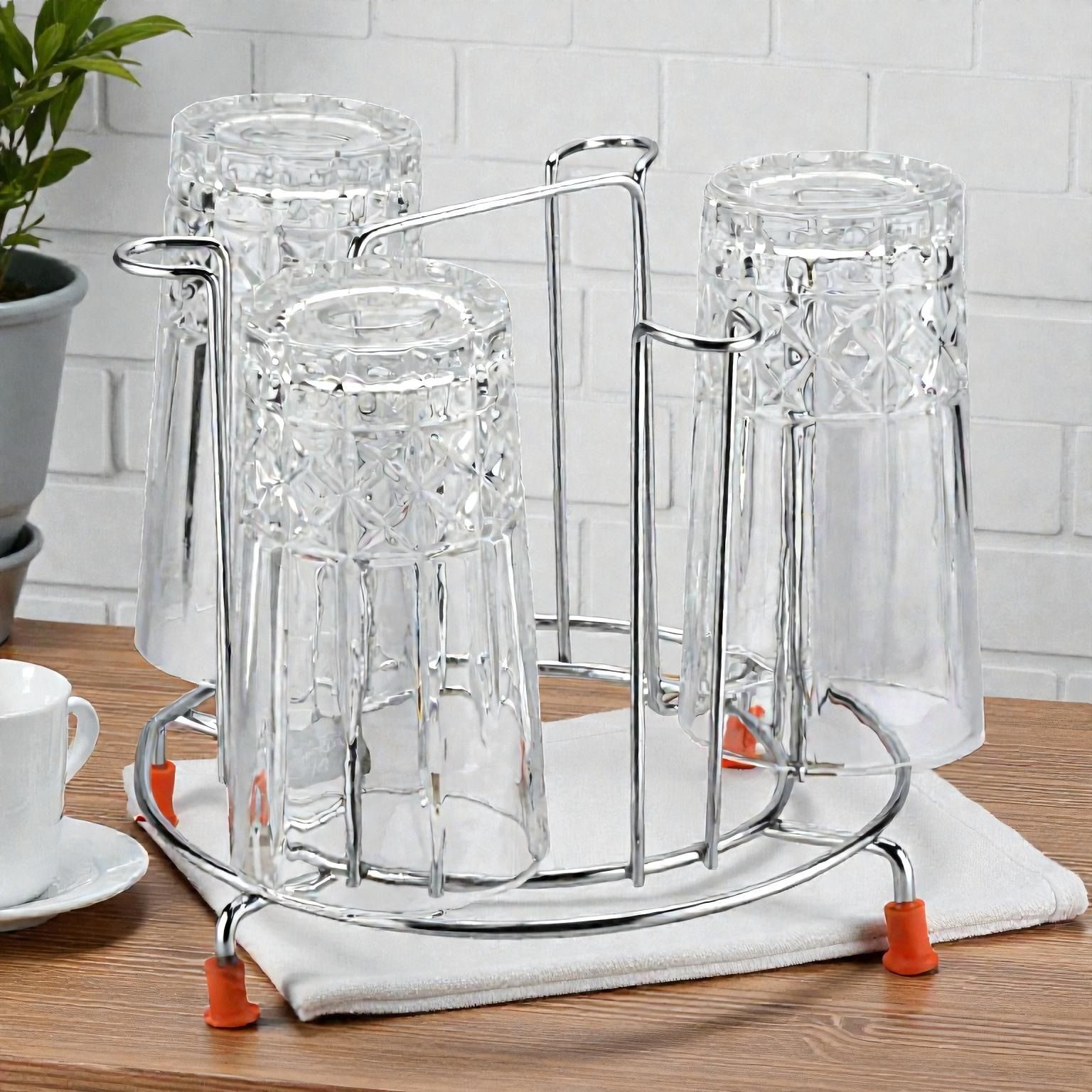 Stdfy Glass Stand_U Stainless Steel Glass Holder-image-8