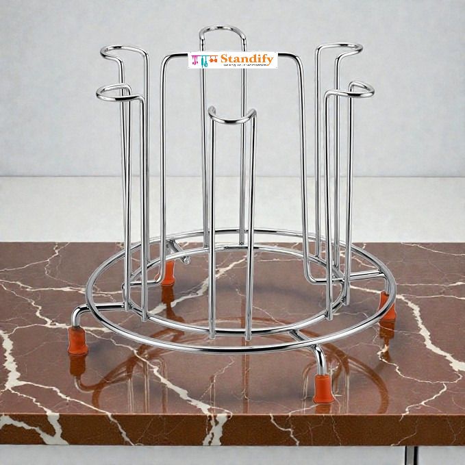 GLASS STAND_D Stainless Steel Glass Holder-image-11