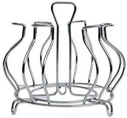 Lotus Glass Holder Wall Mount Tumbler Stand Rustproof Durable Stainless Steel Glass Holder-image-22