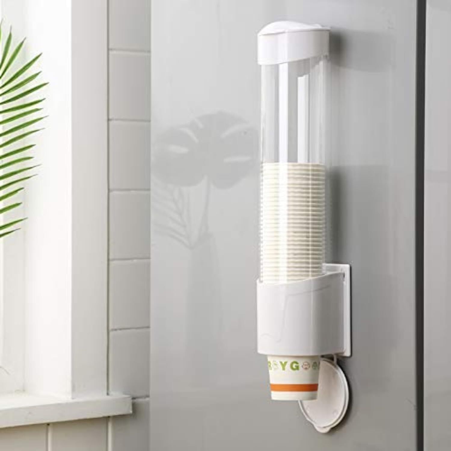 Paper Cup Dispenser Wall Mounted Glass Holder for Disposable Drinking Water Cup Plastic Glass Holder-image-29