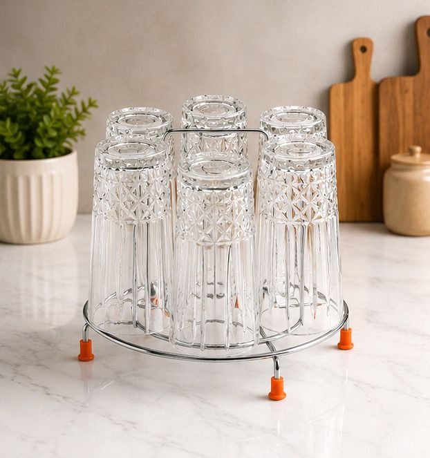 standfy glass rack and holder Stainless Steel Glass Holder-image-36