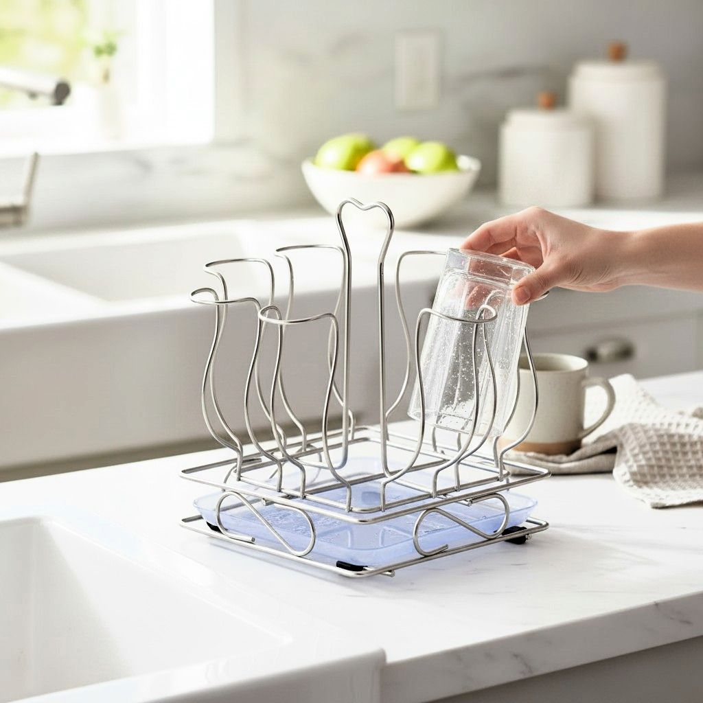 amol ER93-8 pcs Glass Holder Stainless Steel Glass Holder-picture-8