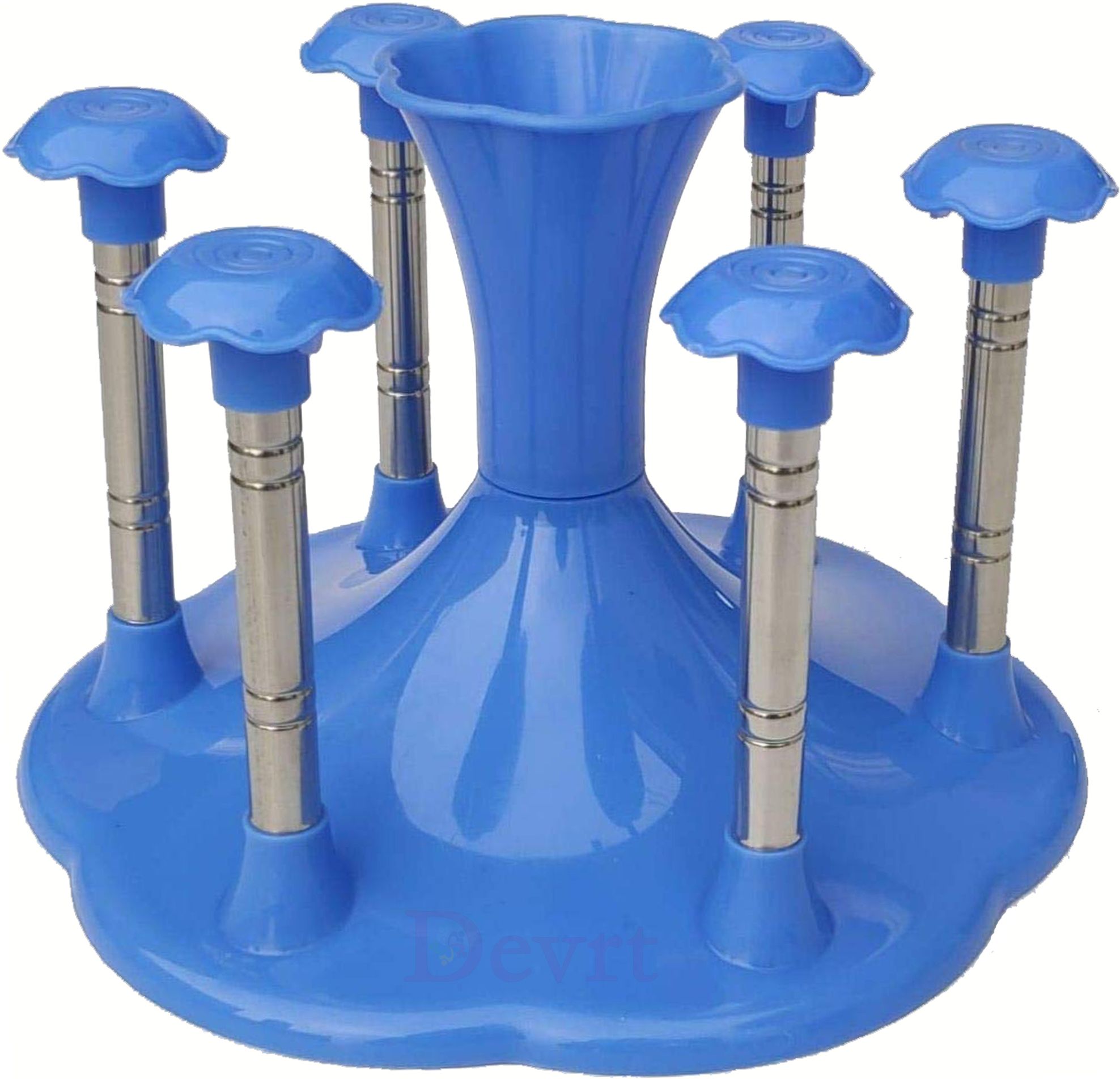 Glass and Spoon Organiser for Glasses and Cutlery Glass Stand Tea Cup stand Stainless Steel, Plastic Glass Holder-image-21