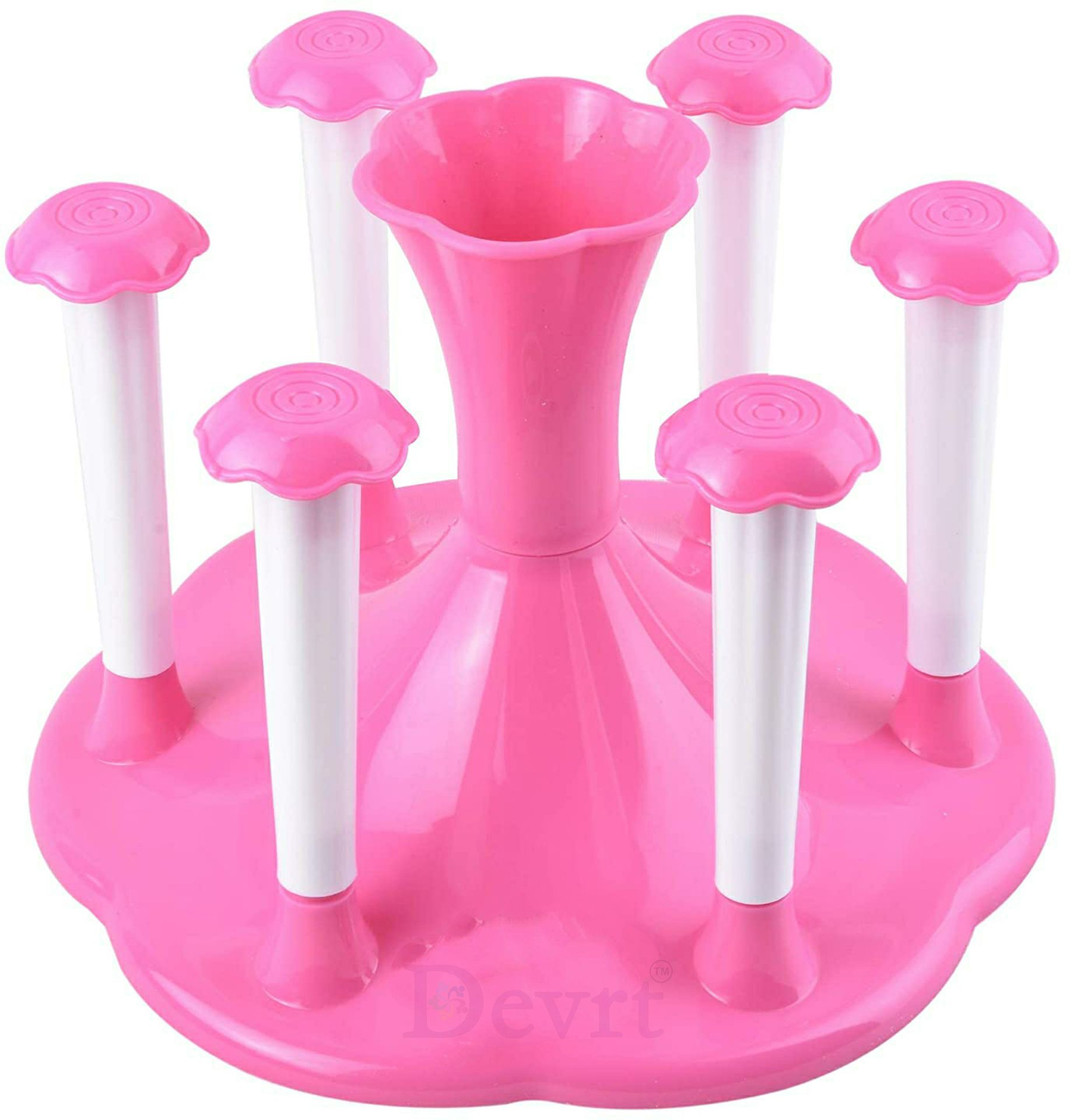 Plastic Glass Holder Stand for Dining Table Cutlery Glass Stand Tea Cup Stand Plastic Glass Holder-image-0