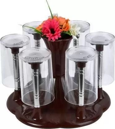 Stylish and Spoon Organiser for and Cutlery Stand And Steel Plastic Glass Holder