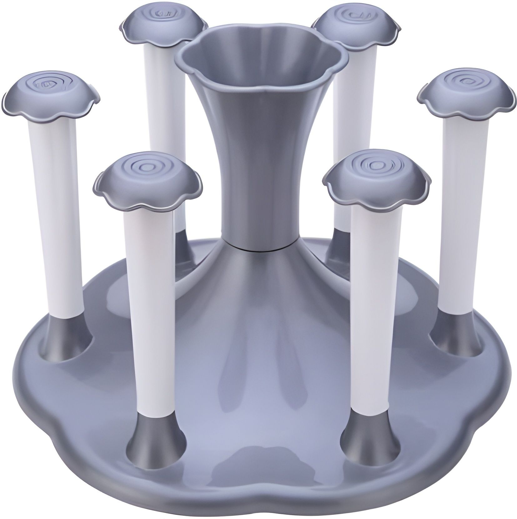 Glass and Spoon Organiser /Glass Stand/Glass Holder for Kitchen Dining Table Plastic Glass Holder-image-33