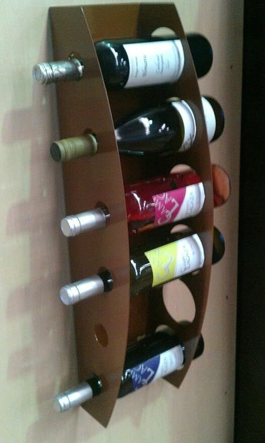 indian decor Wine Shelf Iron Glass Holder-picture-5