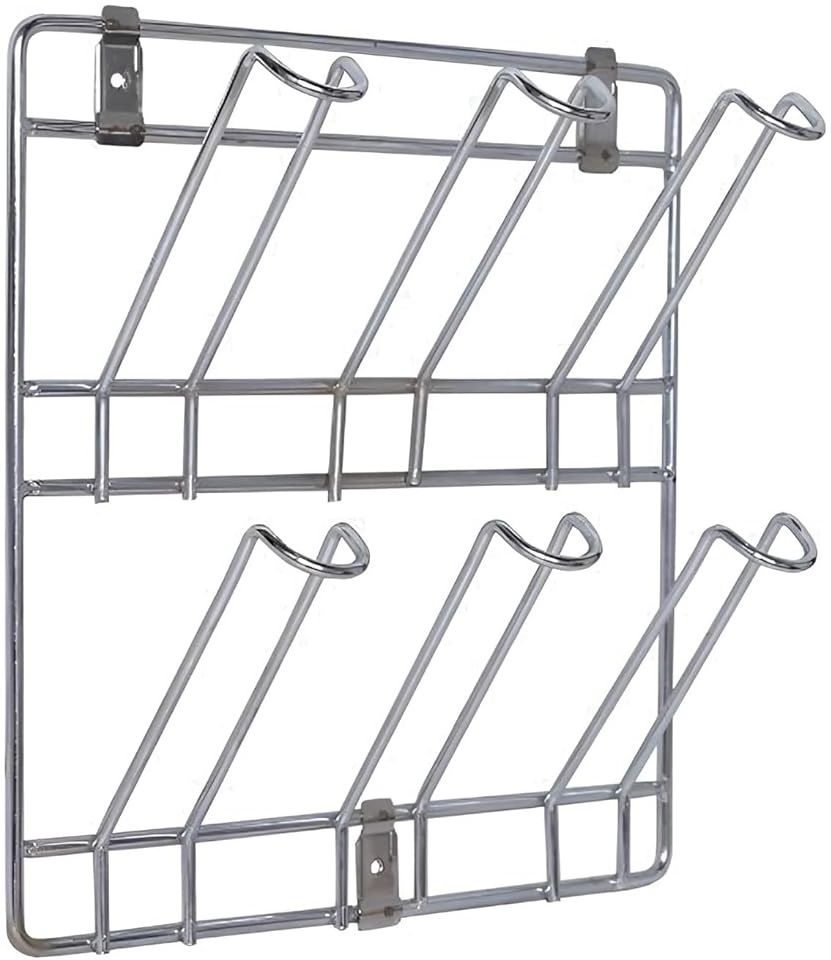 kavid Stainless Steel 6 Glass Wall Holder Rack Wall Mounted Glass Holder for Kitchen Stainless Steel Glass Holder-picture-18
