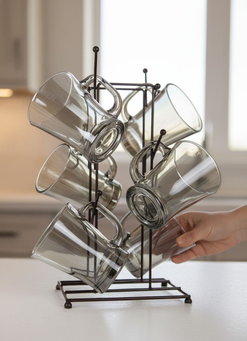 the urban home HM-MOD-004 Cast Iron Glass Holder-picture-49