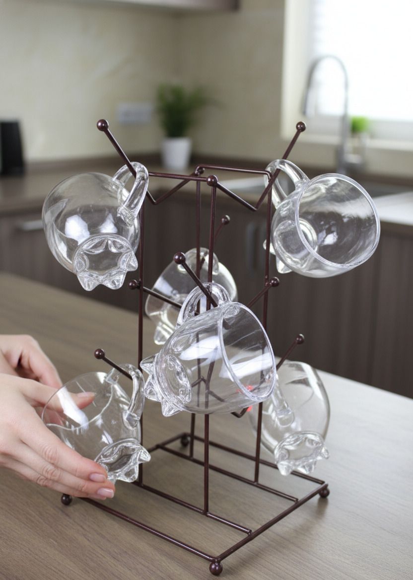 the urban home HM-MOD-005 Cast Iron Glass Holder-picture-44