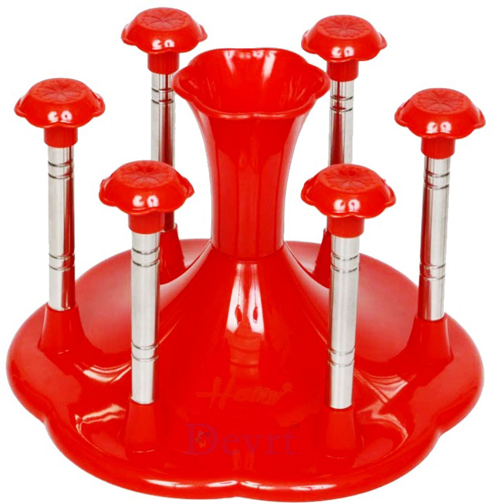 Glass Stand and Spoon Holder for Dining Table Glass Stand for kitchen Steel, Plastic Glass Holder-image-37