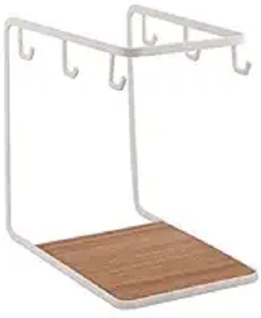 Coffee Mug Holder 6 Hook Water Glass Holder Kitchen Stand Organizer Iron Glass Holder-image-46