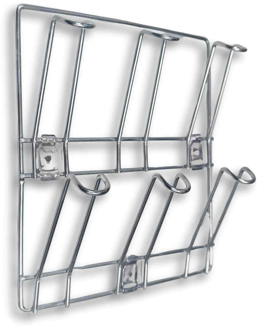 lipzie Stainless Steel Wall Mount Glass Holder Stand Stainless Steel Glass Holder-picture-26