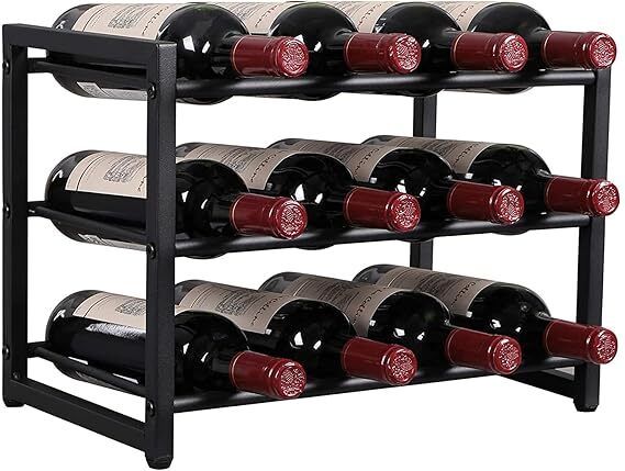 45135 Wine Rack Iron Glass Holder-image-24