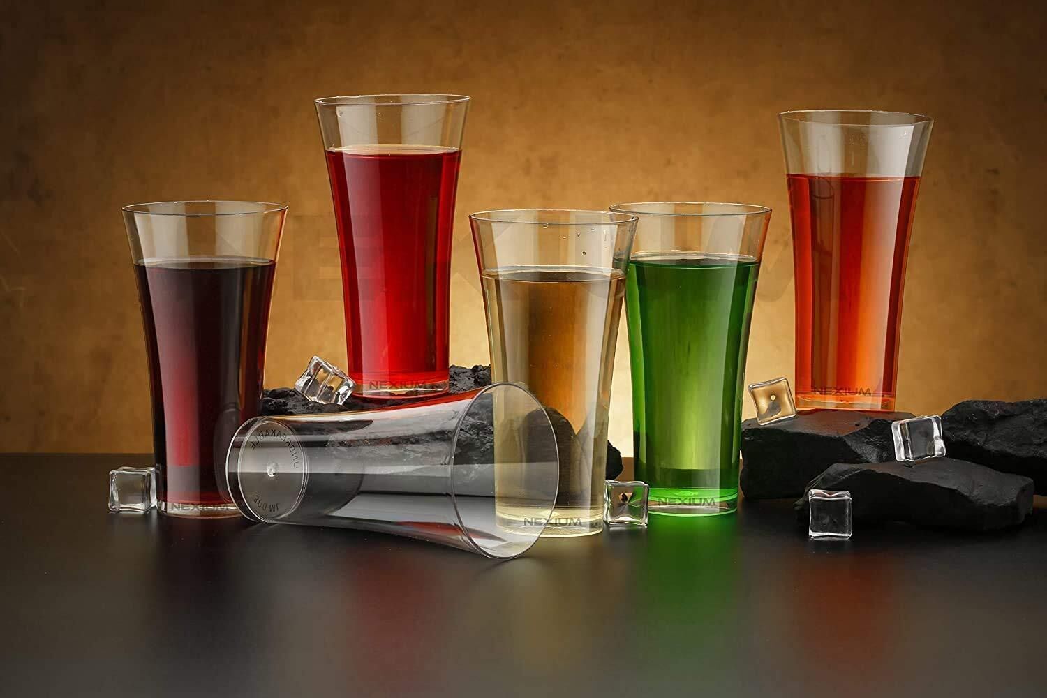 (Pack of 6) FK 6 Premium Quality Unbreakable Curve Designee Plastic Glass Set Water/Juice Glass-image-38