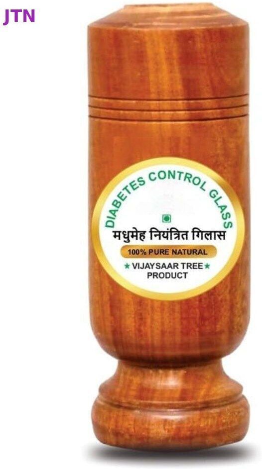 GI Diabetes - Sugar Control Glass 100% Natural Made By Vijaysaar Tree Glass Water/Juice Glass-image-5