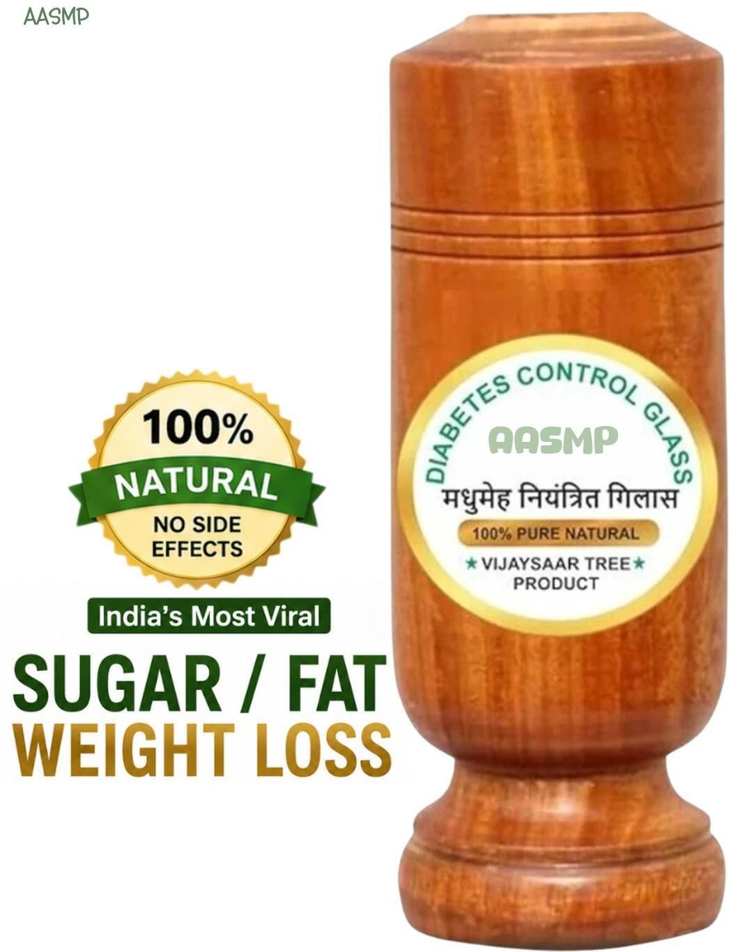 aasmp Vijaysar Diabetic Control Care 92 Glass Water/Juice Glass-picture-13