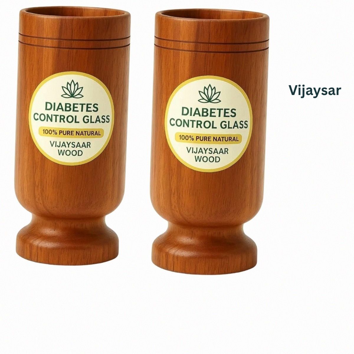 (Pack of 2) Sugar Control Tumbler | Signature Diabetes Control Glass Wellness Care Series Glass Water/Juice Glass-image-25
