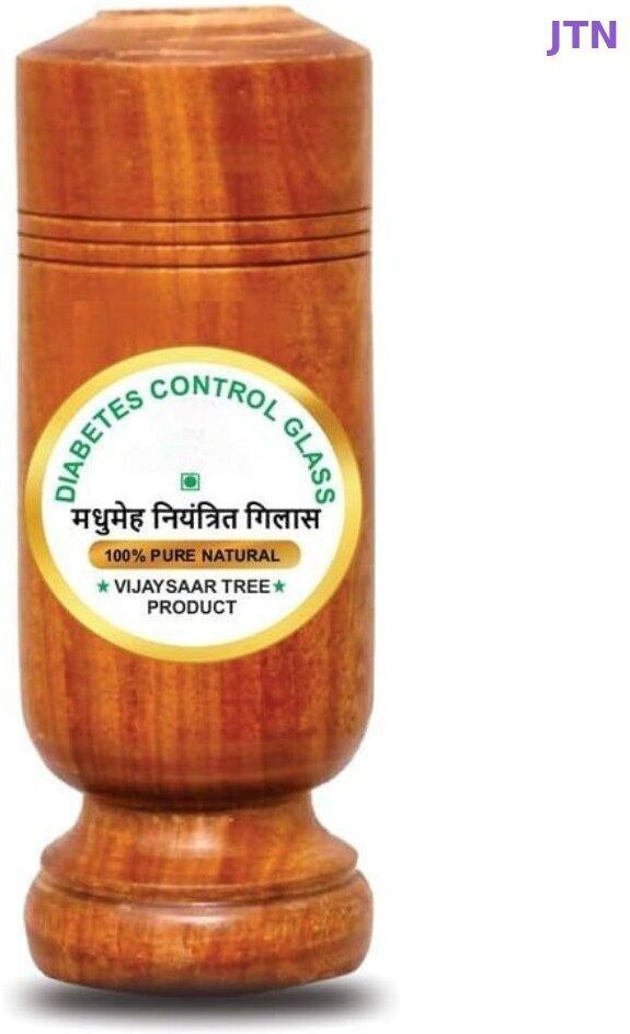 ZV Diabetes / Sugar Control Glass 100% Natural Made By Vijaysaar Tree Glass Water/Juice Glass-image-38