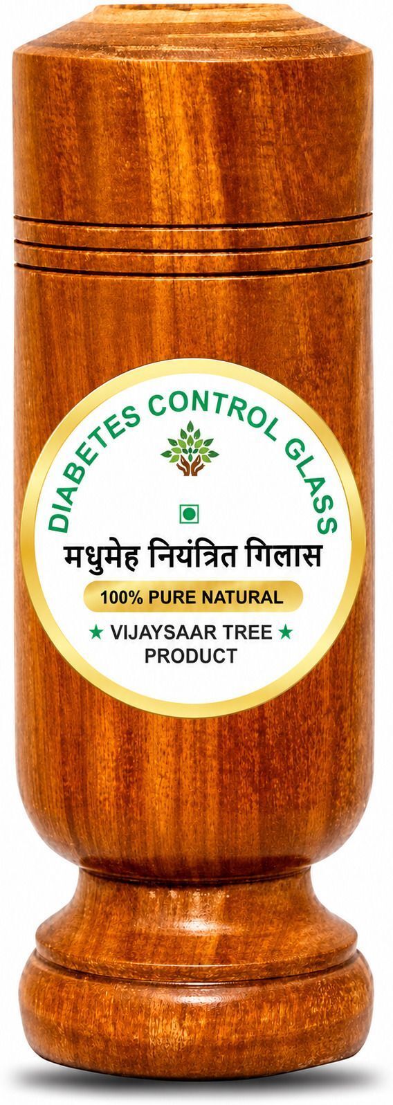 Vijaysar Glass Lab Test | Ayurvedic Glass/Tumbler | Sugar Vijaysar Wood Glass Glass Water/Juice Glass-image-9
