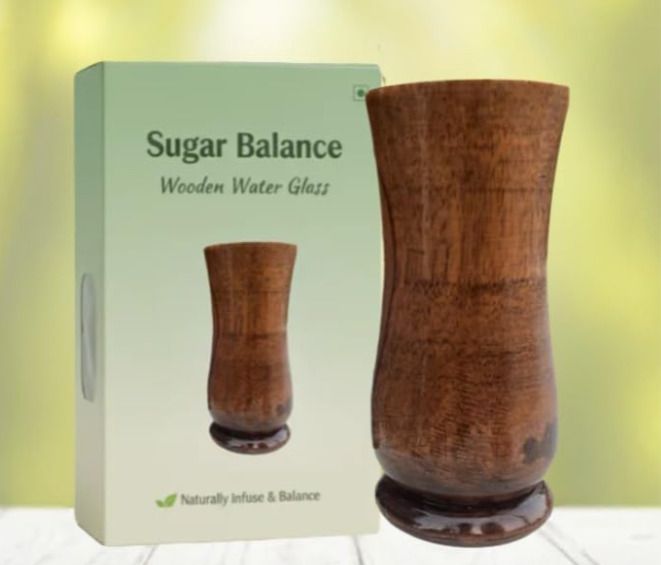 vobi Sugar Balance Wooden Water Glass for Diabetes Control Glass Shot Glass-picture-45