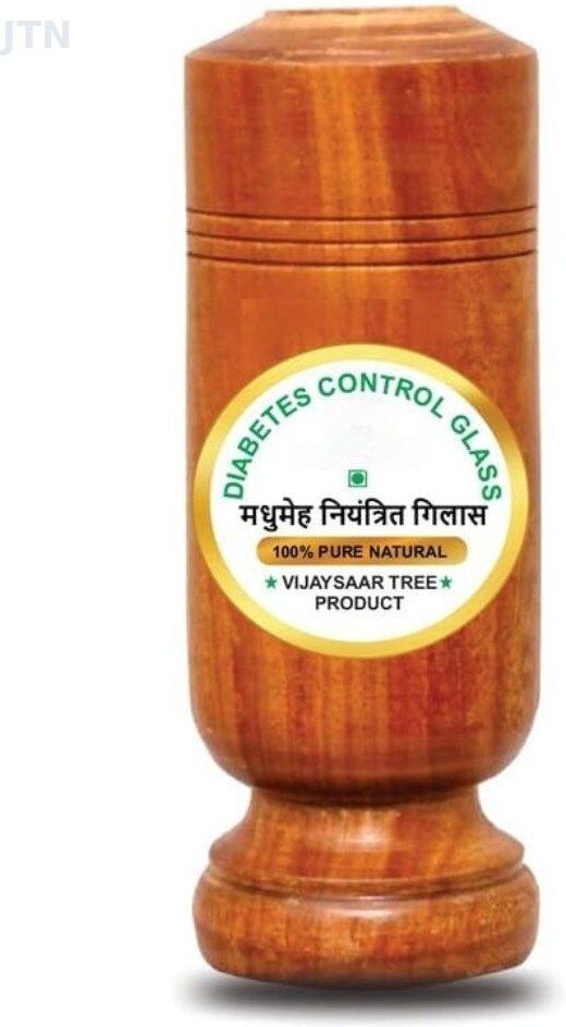 JP Diabetes - Sugar Control Glass 100% Natural Made By Vijaysaar Tree Glass Water/Juice Glass-image-33