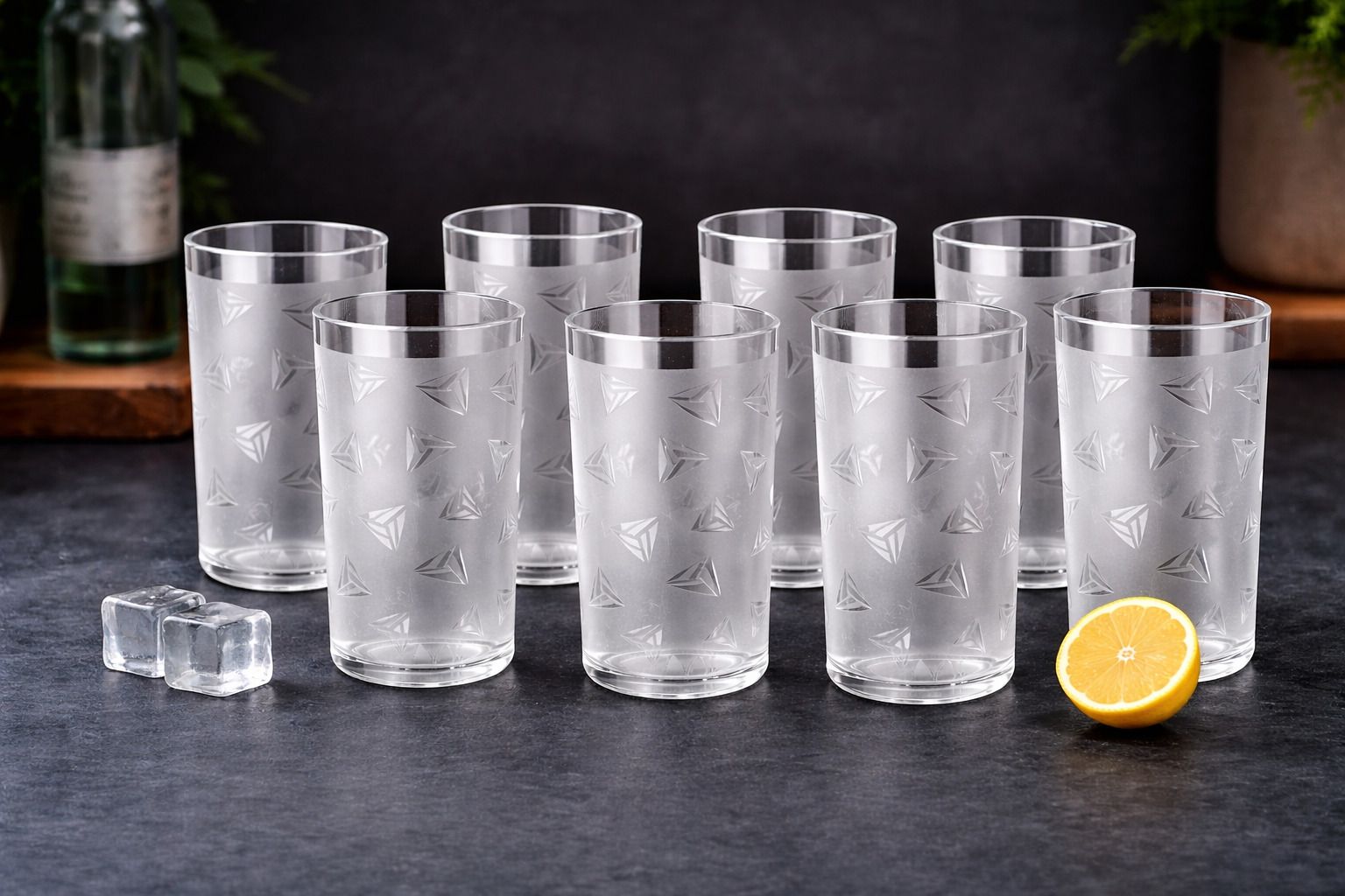 flipkart smartbuy (Pack of 8) 8C Premium Quality Unbreakable Drinking Glass Set Water/Juice Glass-picture-31