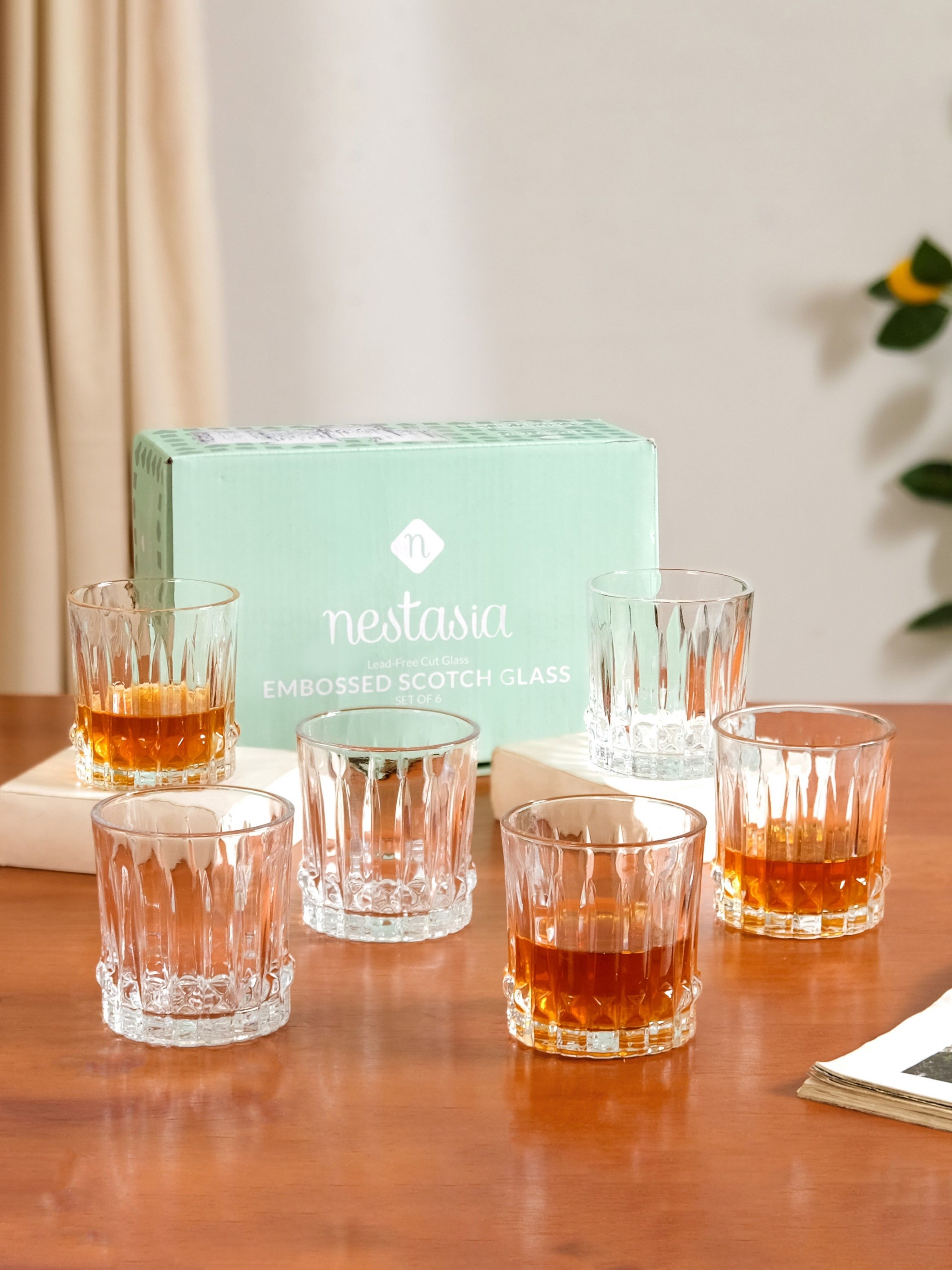 (Pack of 6) FK_Clear_Glass_240_31 Glass Set Whisky Glass-image-9