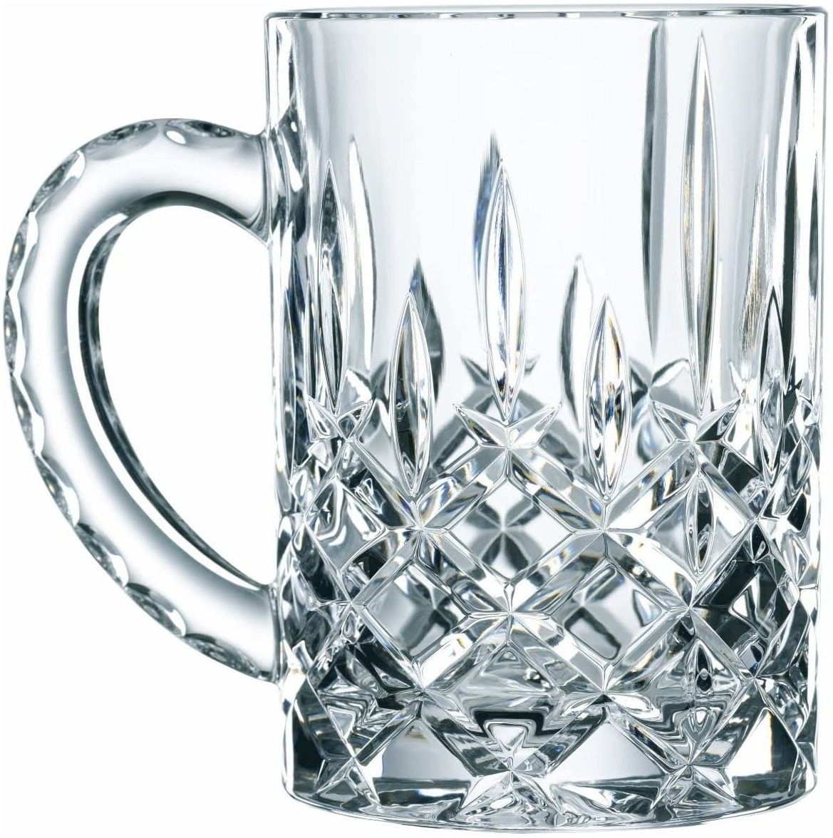 samju Italian Premium Crystal Cut Glass Beer Mug For Hot & Cold Drinks (Pack of 1) Glass Beer Glass-picture-16