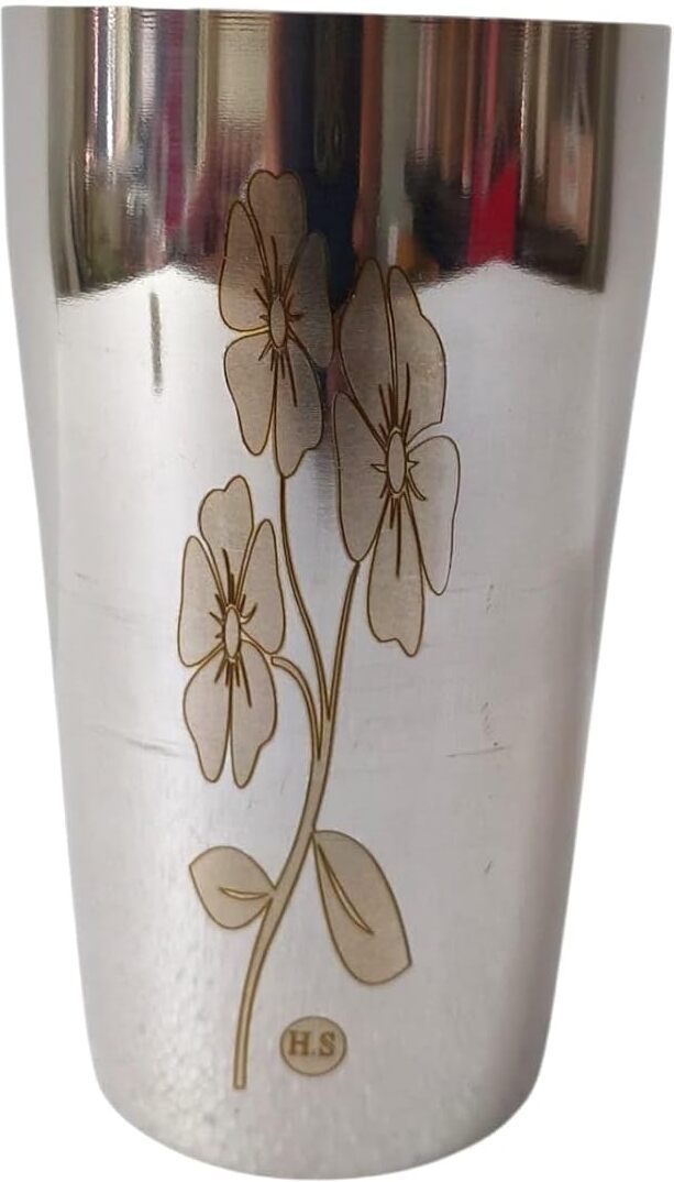 Gopala Lassi Glass Steel Big Size | Steel lassi Tumbler 800 ml Glass Water/Juice Glass-image-17