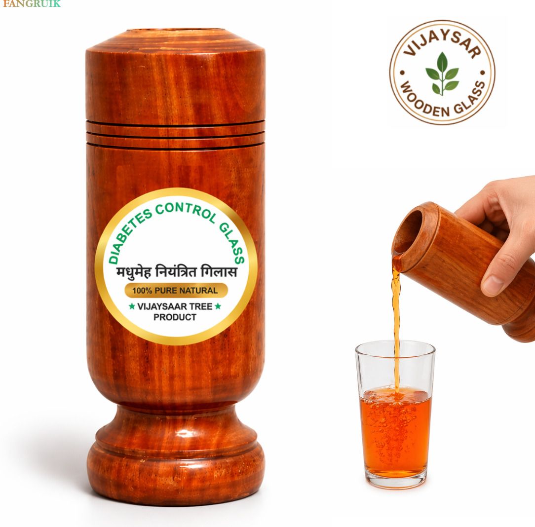 fangruik vijay star wooden glass cup for soaking water daily use Glass Water/Juice Glass-picture-28