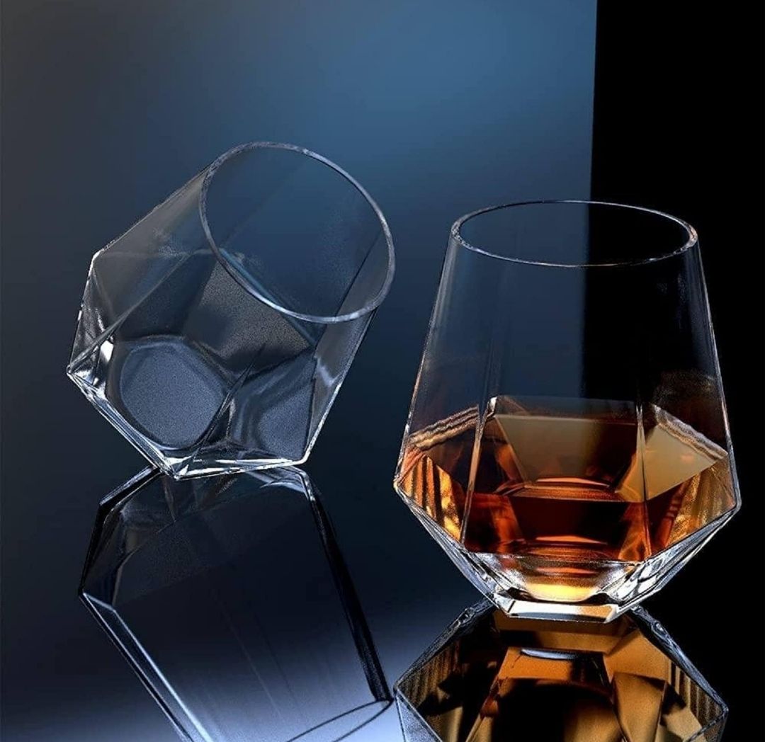 jp enterprisess (Pack of 2) Hexawhisky2 Glass Cocktail Glass-picture-20